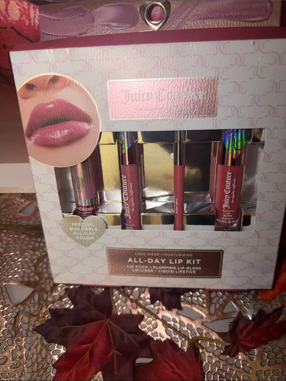 Juicy Couture All-Day Lip Kit — Dusty Rose & Berry